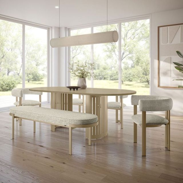 Amisco Customizable Capri 50'' Dining Bench-1