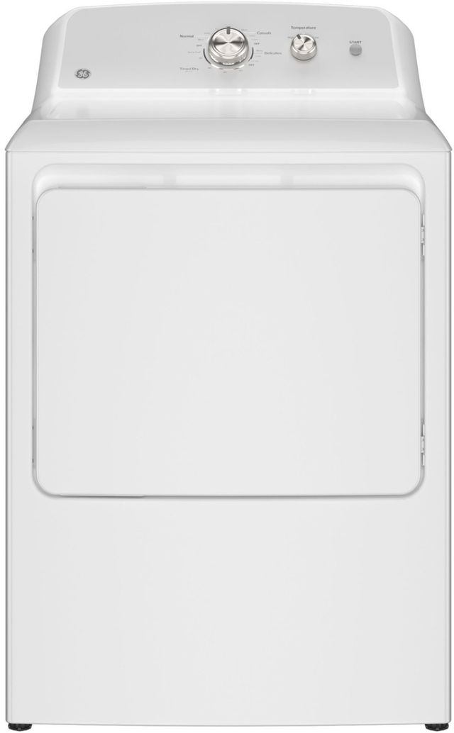 GE® 6.2 Cu. Ft. White Electric Dryer-0