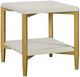 Bernards Indigo Beige/White End Table-0