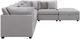 Coaster® Cambria 6-Piece Gray Modular Sectional-2
