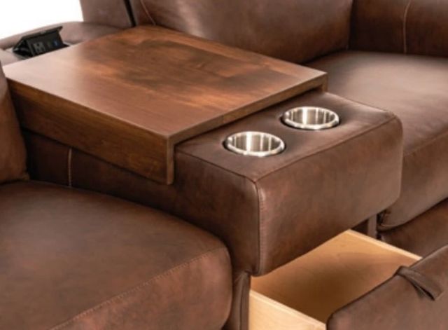 Smith Brothers Customizable M101 3-Piece Motorized Reclining Console Loveseat-2