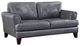 Homelegance® Thierry Burnish Gray Loveseat-0