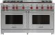 Wolf® 60" Stainless Steel Pro Style Gas Range with Dual Griddle-0