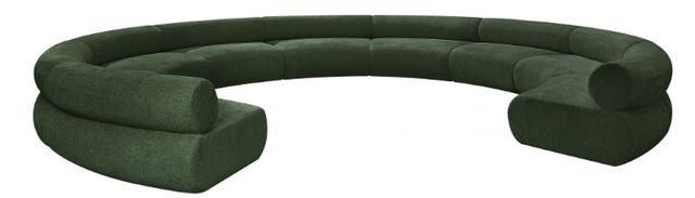 Meridian Furniture Bale 9-Piece Green Modular Sectional-2
