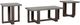 Signature Design by Ashley® Dynnford 3-Piece Gray Occasional Table with Brown Base Set-0