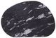 Furniture of America® Northwich Black/Gray Oval Coffee Table with Matte Gold Base-2