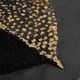 Olliix by Madison Park Charcoal Leaf Charcoal/Gold Heavy Textured Canvas with Gold Foil Embellishment-1