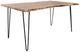 Jofran Inc. Nature's Edge Natural Dining Table with Black Base-0