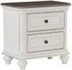 Mazin Furniture Baylesford Antique White Nightstand-0