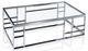 VIG Furniture Modrest Stephen Clear/Stainless Steel Coffee Table-0