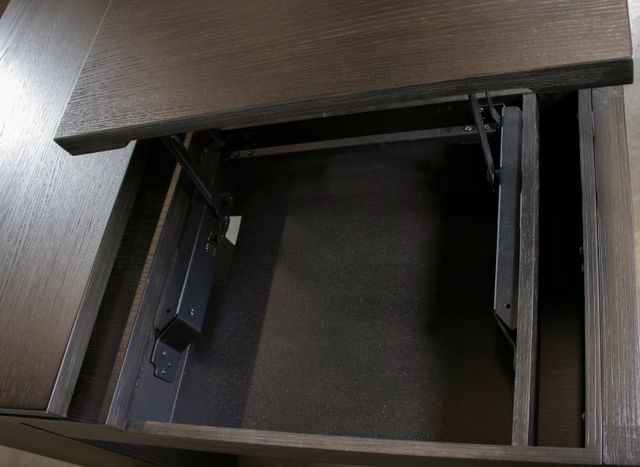 Riverside Furniture Prelude Umber Swivel Lift-Top L-Desk-3
