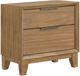 Crown Mark Florian Natural Nightstand-0