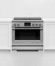 Fisher & Paykel Series 9 36" Stainless Steel Pro Style Induction Range with Black Glass-3