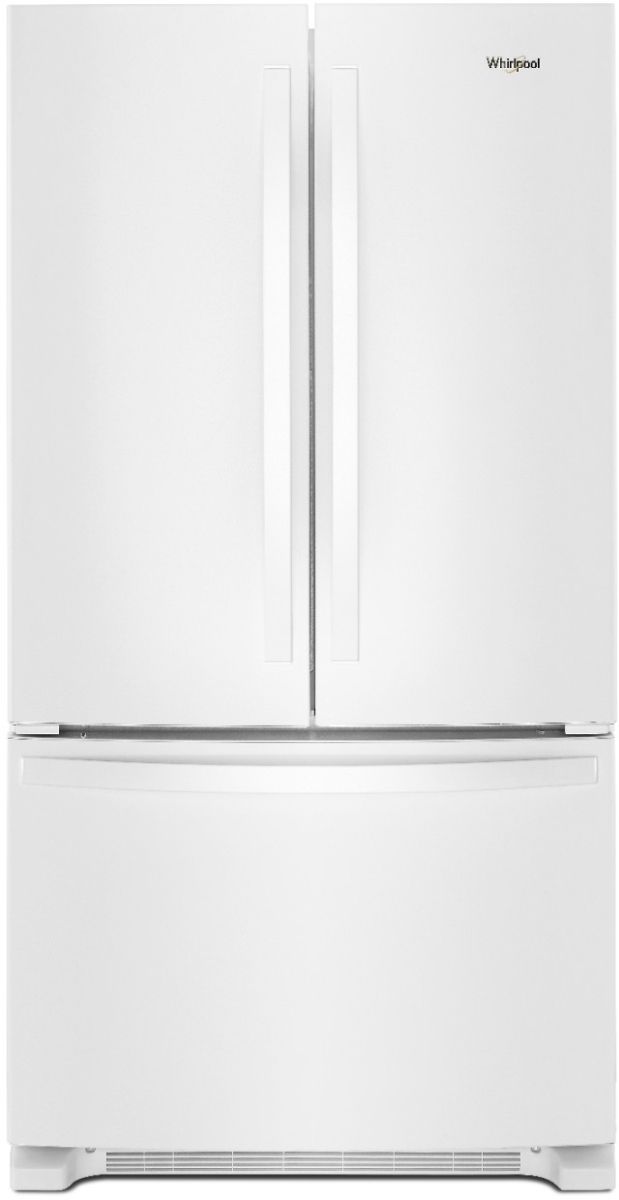 Whirlpool® 36" 20.0 Cu. Ft. White Counter Depth French Door Refrigerator-0