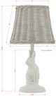 Forty West Flora White Mini Lamp-1