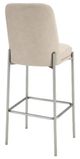 Modus Furniture Crossroads 2.0 Dion Brushed Nickel/Camel Upholstered Bar Stool-3