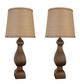 Nationwide Furniture Distributors Two Brown Lamps-0