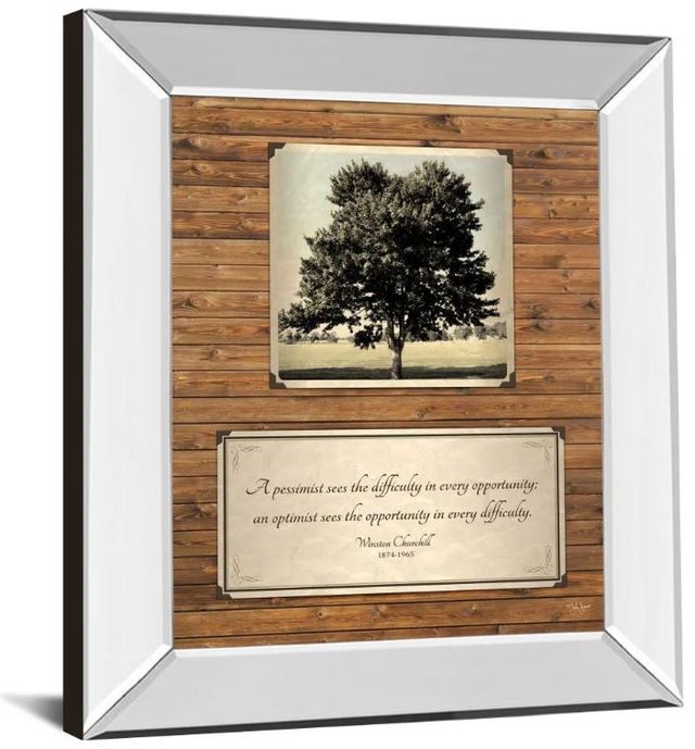 Classy Art Opportunity by John Jones 23" Mirror Framed Wall Art-1