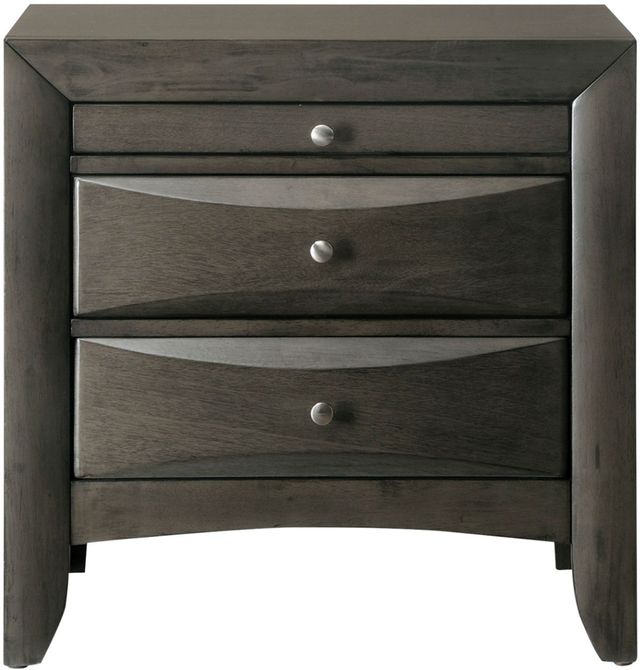 Crown Mark Emily Gray Nightstand-2