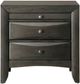 Crown Mark Emily Gray Nightstand-2