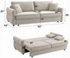 ACME Furniture Haran Beige Sleeper Sofa-2