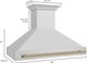 ZLINE Autograph Edition 48" Stainless Steel Wall Mounted Range Hood-4
