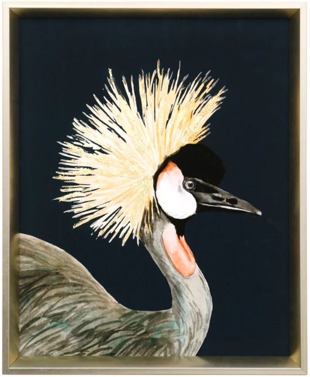 Stylecraft Custom Crested Crane Wall Art-0