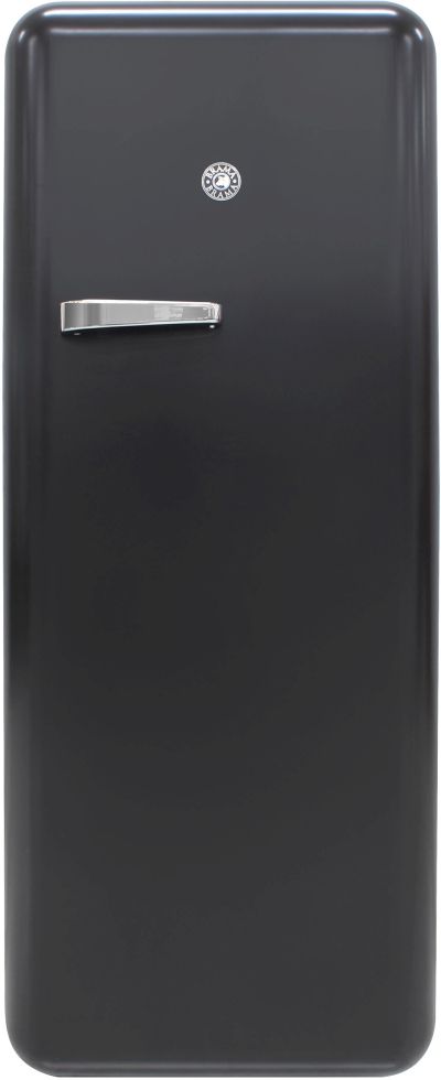 Brama 24" 9.9 Cu. Ft. Black Retro Compact Refrigerator-0