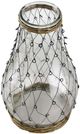 A & B Home Clear Teardrop Vase-2