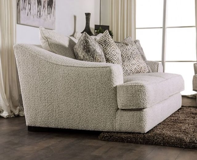 Furniture of America® Moorpark Off White Sofa-2