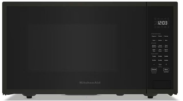 KitchenAid® 2.2 Cu. Ft. Black Stainless Steel with PrintShield™ Finish Countertop Microwave-0
