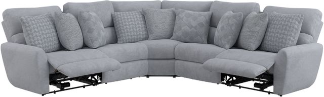 Catnapper® Majesty 3-Piece Shark Curved Power Reclining Sectional-1