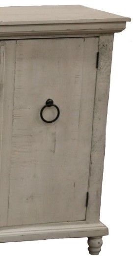 Million Dollar Rustic Nero White 4 Door Console Table-1