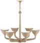 Currey & Company Gold/Sugar White Marbella Chandelier-0