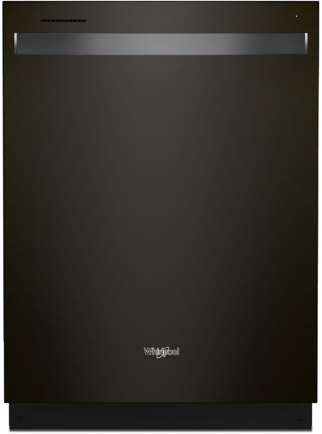 Whirlpool® 24" Black Stainless Built-In Dishwasher-0