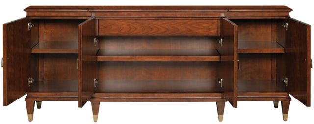 American Drew® Addison Andover Breakfront Cherry/Walnut Buffet-2