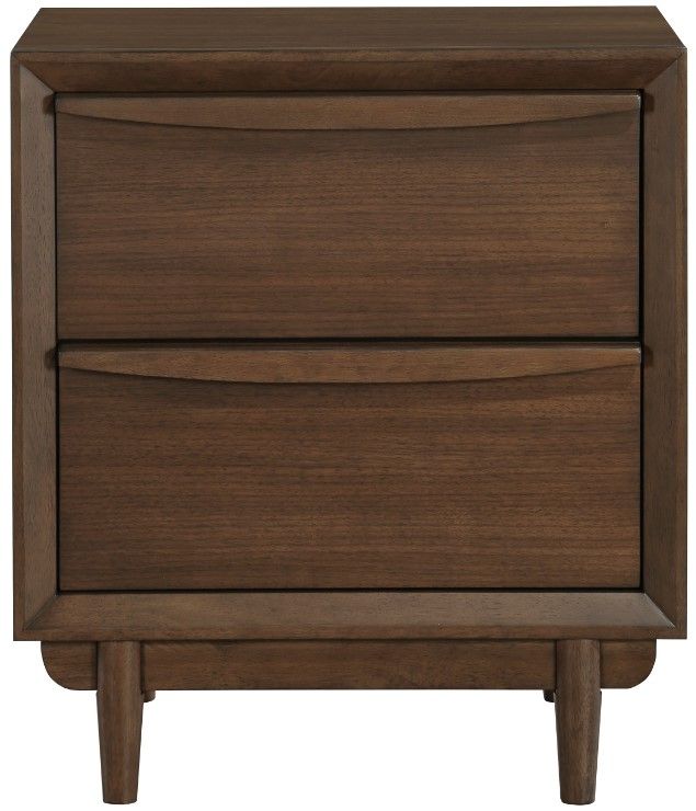 Homelegance® Astrid Walnut Nightstand-2