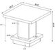 Coaster® Reston 3-Piece Cappuccino Occasional Table Set-5