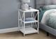 Monarch Specialties Inc. White 26"H Three Tier Accent Table-2