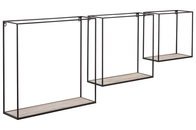 Signature Design by Ashley® Efharis 3-Piece Black Wall Shelf-1