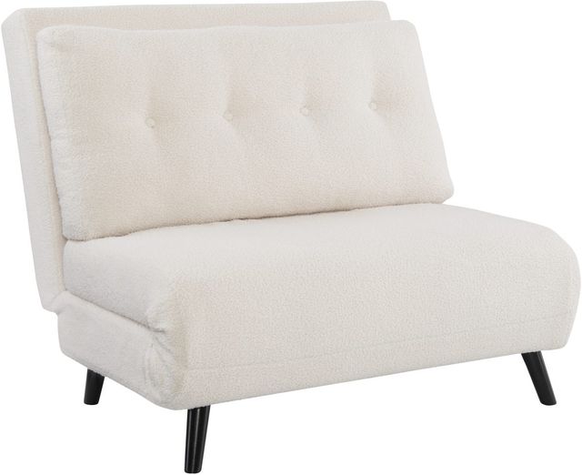 Powell® Hilda White Fold Out Chair-4