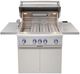 Thor Kitchen® 36" Stainless Steel Built-In Gas Grill on Cart with Sear Rear Infrared Burner and Rotisserie-3