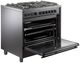 Verona® Ultima Midnight 36" Matte Black Pro Style Dual Fuel Range-1