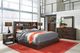 aspenhome® Modern Loft Brownstone Queen Bed-2