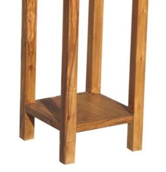 Jaipur Furniture Cube Brown Telephone Table-1