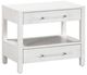 TOV Furniture Brandyss White 2-Drawer Nightstand-0