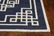 KAS Rugs Gramercy Navy Ivory 5'x7' Rug-1
