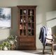 Crestview Collection Rutherford Brown Curio Cabinet-1