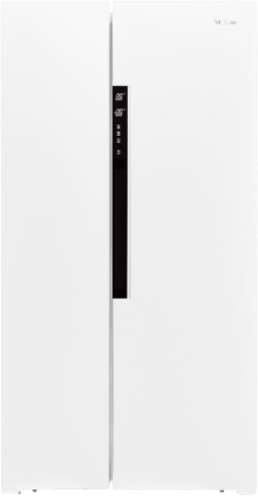 Vitara 36 in. 20.6 Cu. Ft. White Counter Depth Side-by-Side Refrigerator-0