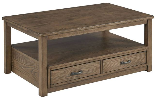 Creek Side Customs Costa Way Deep Brown Rectangular Cocktail Table-0